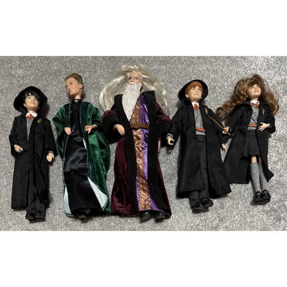 Harry Potter Dolls Harry Ron Hermione McGonagall Dumbledore 10-12" Mattel 2018